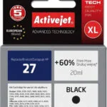Active Jet Συμβατό Μελάνι Εκτυπωτή InkJet HP 27 C8727A 20ml Μαύρο 1τμχ AH-27R
