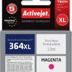Active Jet Συμβατό Μελάνι Εκτυπωτή InkJet HP 364XL CB324EE 12ml Ματζέντα 1τμχ AH-364MCX