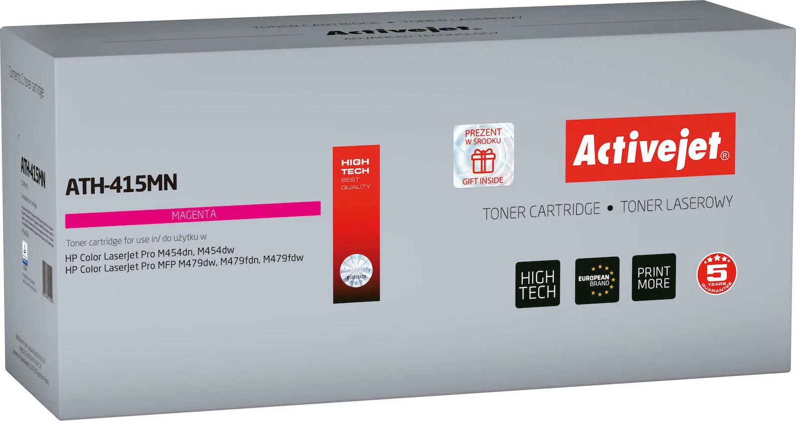 20210105102951_active_jet_symvato_toner_hp_415a_w2033a_magenta Active Jet Συμβατό Toner για Laser Εκτυπωτή HP 415A 2100 Σελίδων Ματζέντα με Chip ATH-415MN - Image 1