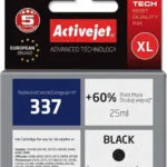 Active Jet Συμβατό Μελάνι Εκτυπωτή InkJet HP 337 C9364EE 25ml Μαύρο