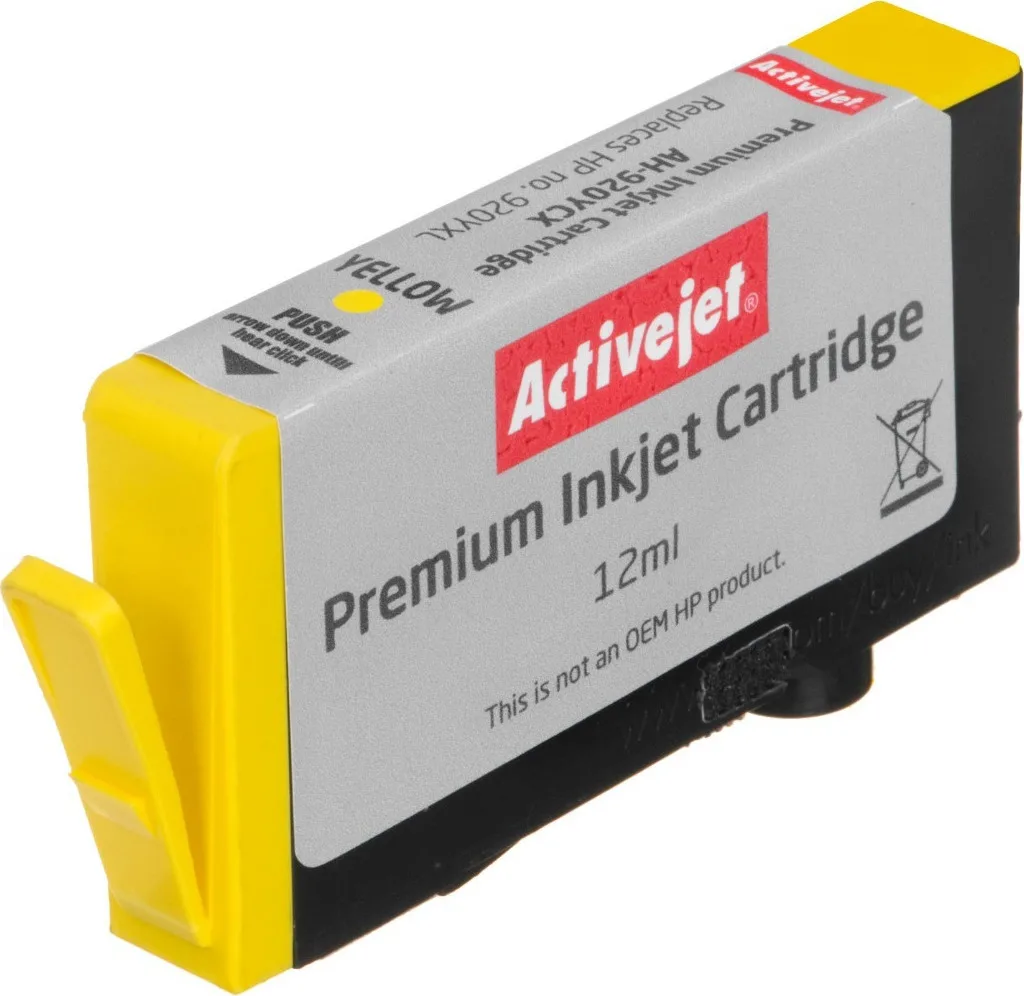 20210114102641_5c4730c2 Active Jet Συμβατό Μελάνι Εκτυπωτή InkJet HP 920XL CD974AE 12ml Κίτρινο 1τμχ AH-920YCX - Image 1