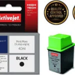 Active Jet Συμβατό Μελάνι Εκτυπωτή InkJet HP 26 C51626A 40ml Μαύρο