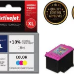 Active Jet Συμβατό Μελάνι Εκτυπωτή InkJet HP 62XL C2P07AE 460 Σελίδων 18ml Πολλαπλό (Color)