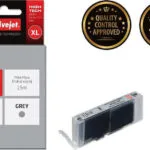 Active Jet Συμβατό Μελάνι Εκτυπωτή InkJet Canon CLI-551GXL 15ml Γκρι 1τμχ ACC-551GN