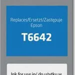 Active Jet Συμβατό Μελάνι Εκτυπωτή InkJet Epson T6642 100ml Κυανό 1τμχ AE-664C
