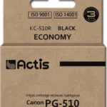 Actis Συμβατό Μελάνι Εκτυπωτή InkJet Canon PG-510 12ml Μαύρο 1τμχ KC-510R