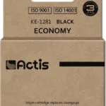 Actis Συμβατό Μελάνι Εκτυπωτή InkJet Epson T1281 15ml Μαύρο 1τμχ KE-1281