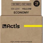 Actis Συμβατό Μελάνι Εκτυπωτή InkJet Brother LC123Y 10ml Κίτρινο