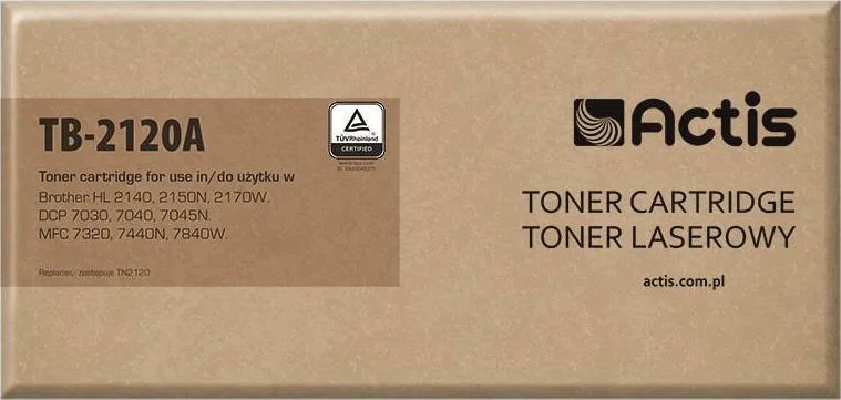 20210118113106_actis_symvato_toner_brother_tn2120_black Actis Συμβατό Toner για Laser Εκτυπωτή Brother TN-2120 2600 Σελίδων Μαύρο - Image 1