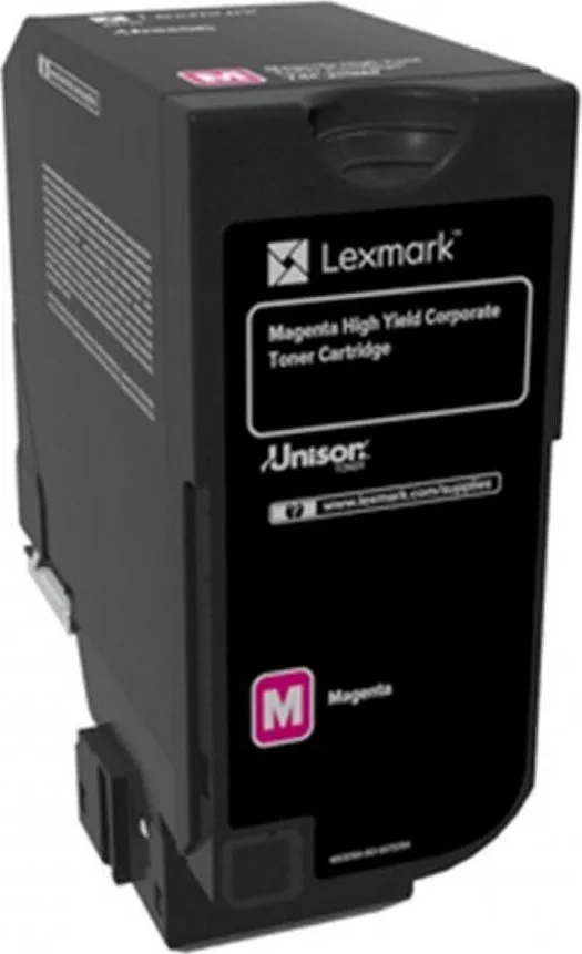 Lexmark CS725 Γνήσιο Toner Laser Εκτυπωτή Ματζέντα 12000 Σελίδων 74C2HME - Image 1