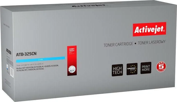 20210119145644_active_jet_symvato_toner_brother_tn_325c Active Jet Συμβατό Toner για Laser Εκτυπωτή Brother TN-325C 3500 Σελίδων Κυανό - Image 1