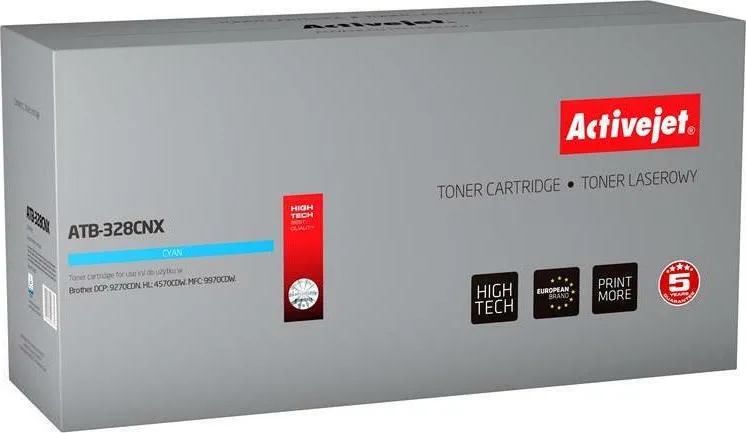 20210119150009_active_jet_symvato_toner_brother_tn_328c Active Jet Συμβατό Toner για Laser Εκτυπωτή Brother TN-328C 6000 Σελίδων Κυανό (ATB-328CNX) - Image 1