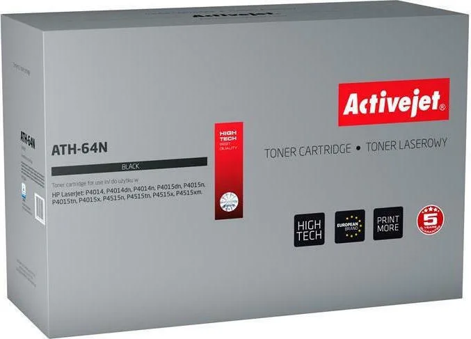 20210119161350_active_jet_symvato_toner_hp_cc364a Active Jet Συμβατό Toner για Laser Εκτυπωτή HP 64A CC364A 10000 Σελίδων Μαύρο - Image 1