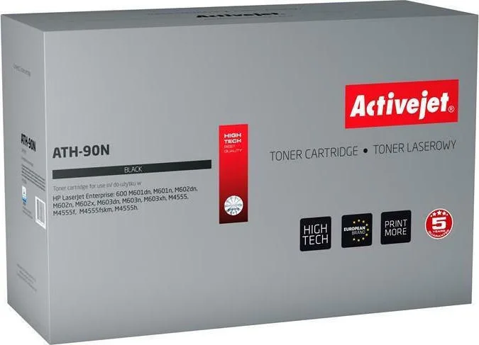 20210119161926_active_jet_symvato_toner_hp_ce390a Active Jet Συμβατό Toner για Laser Εκτυπωτή HP 90A CE390A 10000 Σελίδων Μαύρο - Image 1