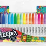 Sharpie Permanent Fine Μαρκαδόροι Ζωγραφικής 1mm Λεπτοί Σετ 12 χρώματα 2061337