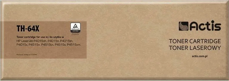 20210120135211_symvato_toner_hp_cc364x_lj_p4015_black Actis Συμβατό Toner για Laser Εκτυπωτή HP 64X CC364X 24000 Σελίδων Μαύρο - Image 1