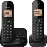 Panasonic KX-TGC422 Ασύρματο Τηλέφωνο Duo Μαύρο