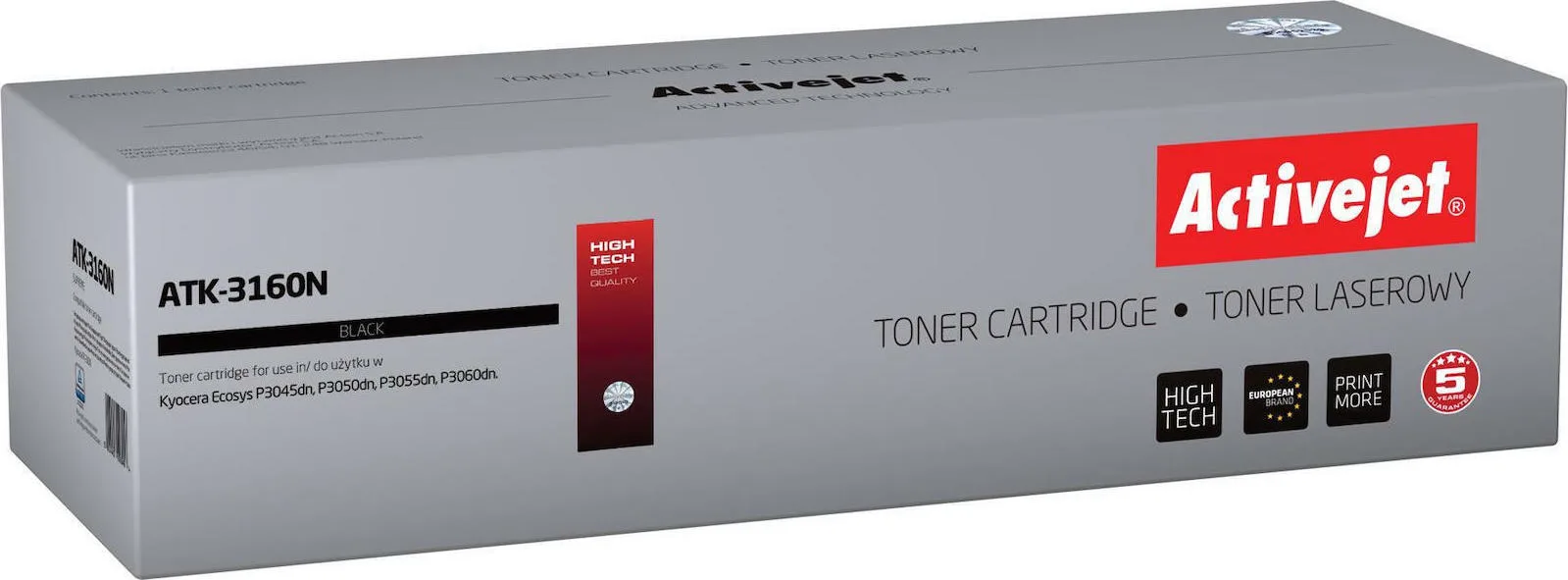 20210121144023_active_jet_symvato_toner_kyocera_tk_3160_black Active Jet Συμβατό Toner για Laser Εκτυπωτή Kyocera TK-3160K 12500 Σελίδων Μαύρο - Image 1