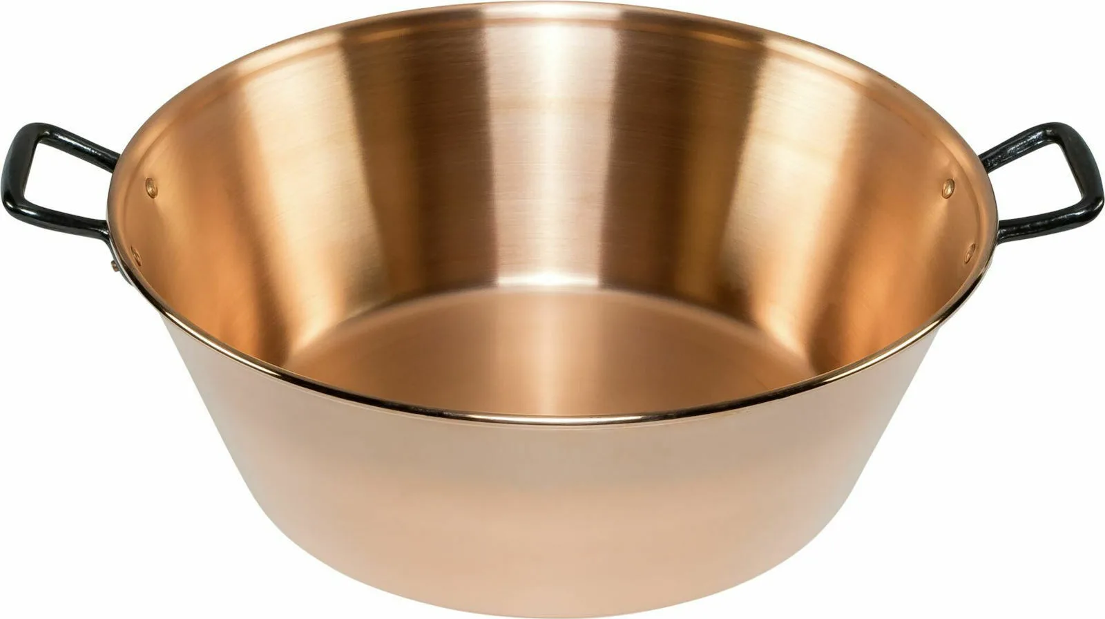 De Buyer Incuivre Jam Pot Copper Smooth Βαθιά Ανοξείδωτη Κατσαρόλα 9lt / 38cm 6200.38N - Image 1