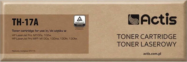 20210125162240_actis_symvato_toner_hp_17a_cf217a_black Actis Συμβατό Toner για Laser Εκτυπωτή HP 17A CF217A 1600 Σελίδων Μαύρο - Image 1