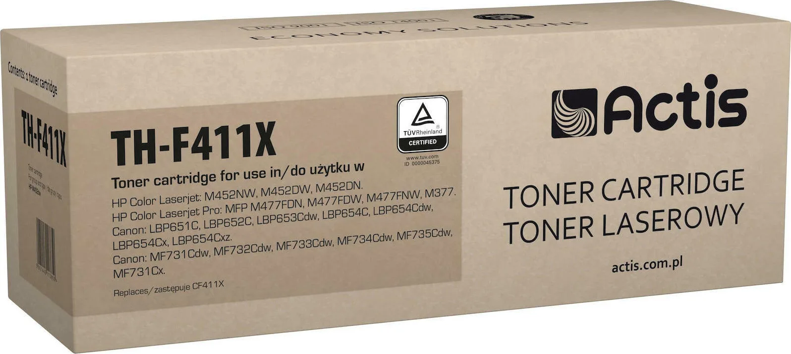 20210125163358_actis_symvato_toner_hp_410x_cf411x_black Actis Συμβατό Toner για Laser Εκτυπωτή HP 410X CF411X 5000 Σελίδων Κυανό - Image 1