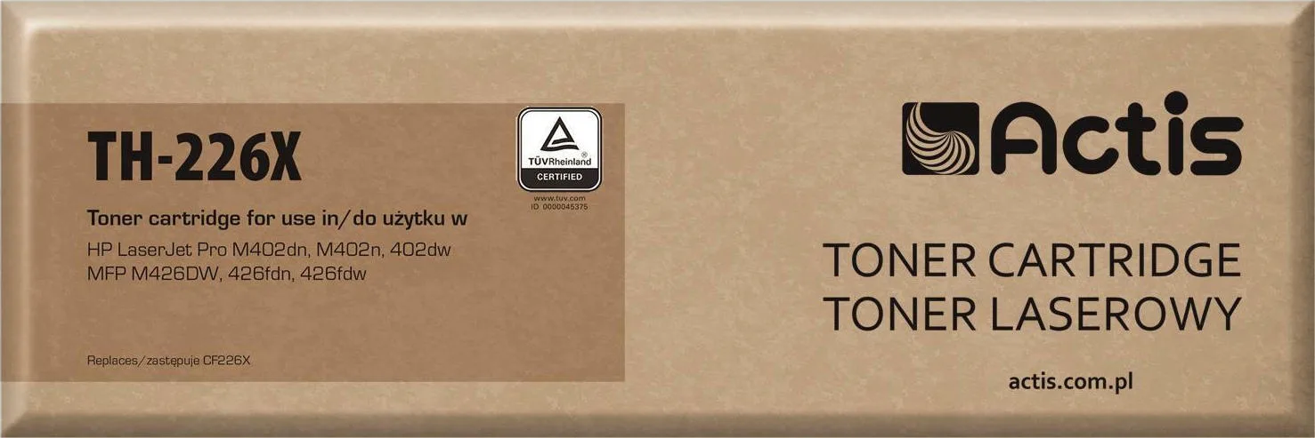 20210125165711_actis_symvato_toner_hp_26x_cf226x_black Actis Συμβατό Toner για Laser Εκτυπωτή HP 26X CF226X 9000 Σελίδων Μαύρο - Image 1