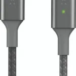 Belkin Smart LED USB-C to Lightning LED USB-C to Lightning Cable 18W Γκρι 1.2m (CAA006BT04GR)