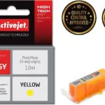 Active Jet Συμβατό Μελάνι Εκτυπωτή InkJet Canon CLI-526Y 10ml Κίτρινο 1τμχ ACC-526YN