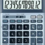 Casio DF-120EM Αριθμομηχανή 12 Ψηφίων σε Μπλε Χρώμα DF-120EM