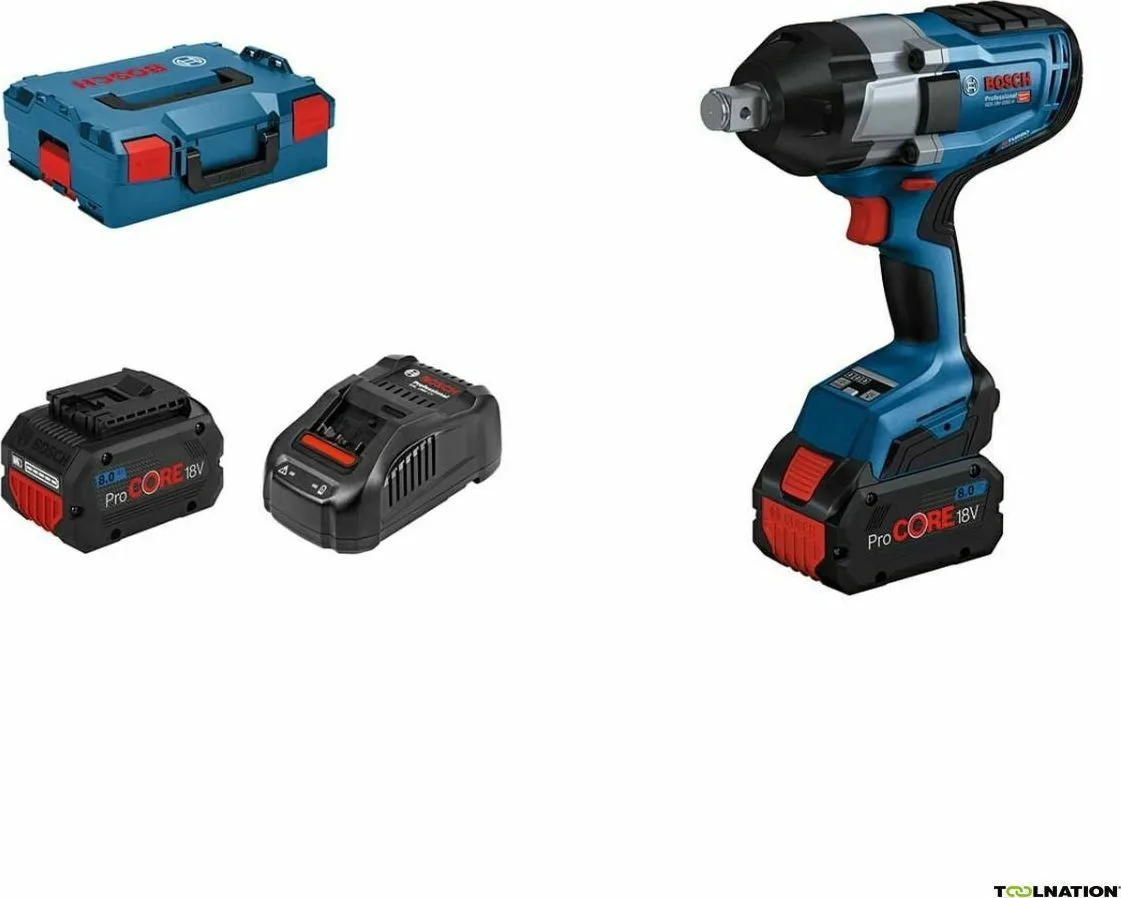 Bosch GDS 18V-1050 H Μπουλονόκλειδο Μπαταρίας 18V 2x8Ah με Υποδοχή 3/4" - Image 1