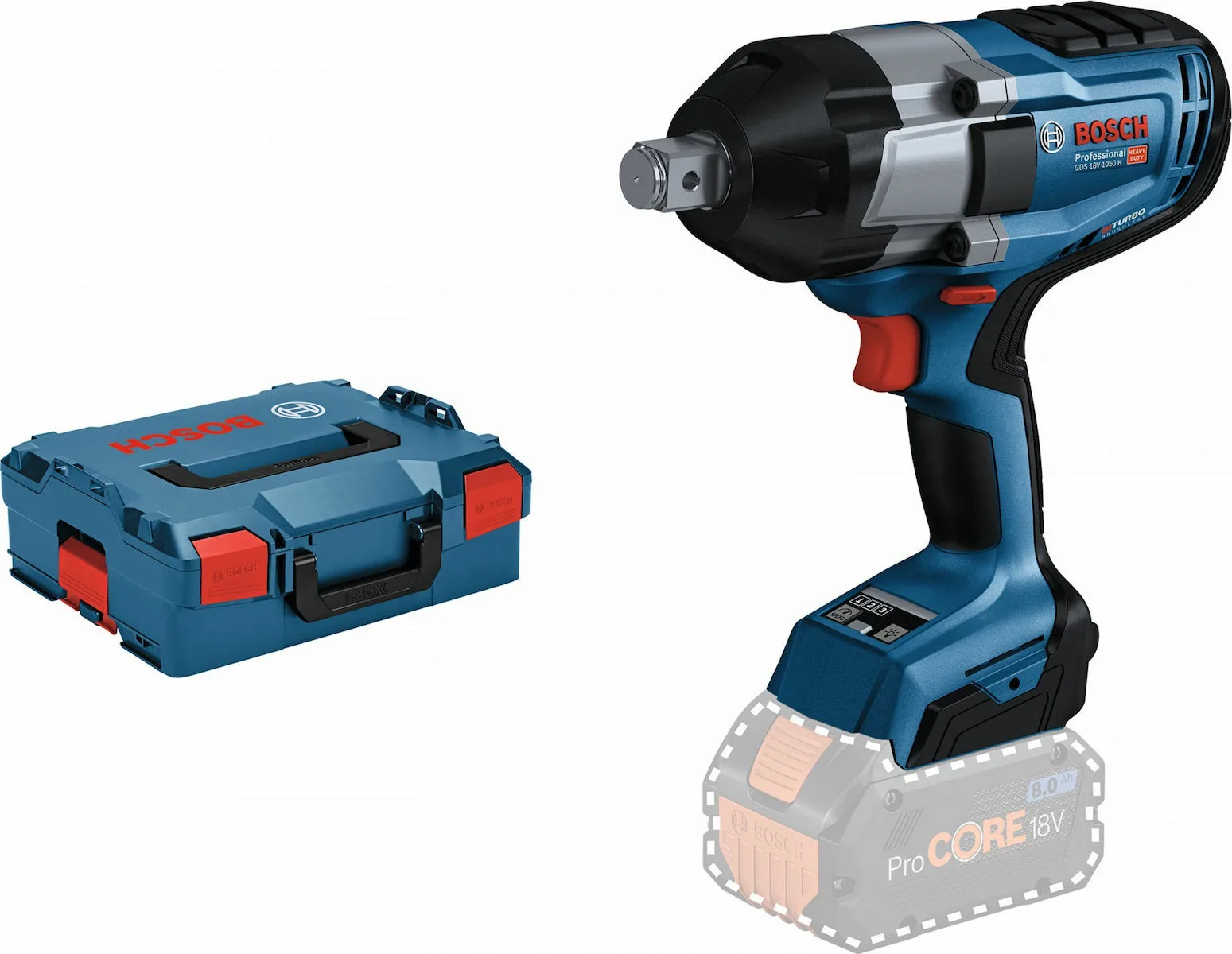 Bosch GDS 18V-1050 H Μπουλονόκλειδο Μπαταρίας 18V Solo με Υποδοχή 3/4" - Image 1