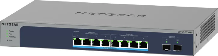 20210202132433_b9f2f900 NetGear MS510TXUP Managed L2 PoE+ Switch με 8 Θύρες Gigabit (10Gbps) Ethernet και 2 SFP Θύρες - Image 1