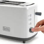 Black & Decker BXTO820E ES9600100B Φρυγανιέρα 2 Θέσεων 1000W Λευκή