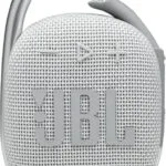 JBL Clip 4 Αδιάβροχο Ηχείο Bluetooth 5W με Διάρκεια Μπαταρίας έως 10 ώρες Λευκό