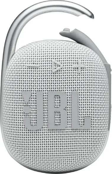20210203162344_jbl_clip_4_white JBL Clip 4 Αδιάβροχο Ηχείο Bluetooth 5W με Διάρκεια Μπαταρίας έως 10 ώρες Λευκό - Image 1