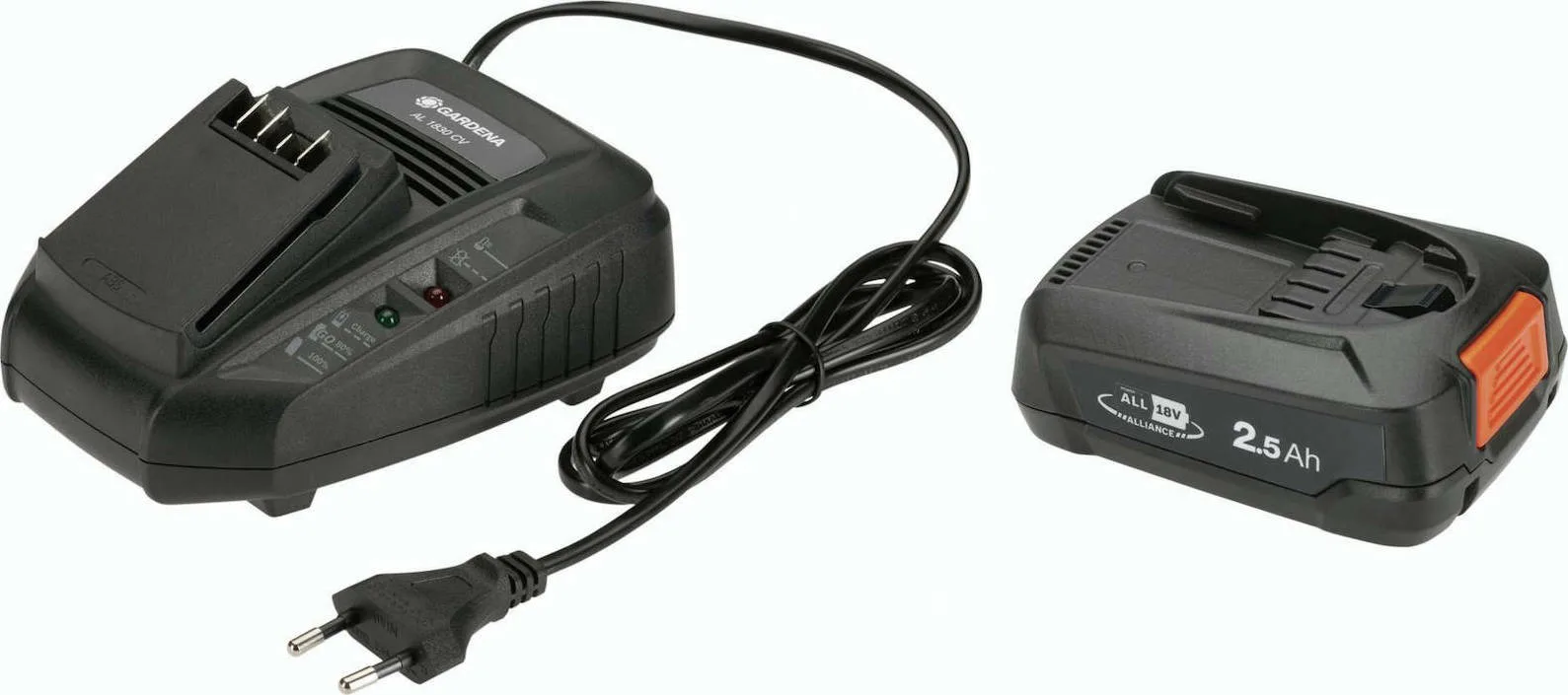 Gardena Σετ Μπαταρίας Λιθίου Χωρητικότητας 2.5Ah 18V με Φορτιστή 14906-20 - Image 1