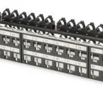 Digitus Patch Panel Keystone για Rack 1U 19" 48 Θυρών Μαύρο DN-91424