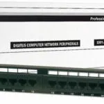 Digitus Patch Panel Unshielded για Rack 1U 19" 24 Θυρών cat6 Μαύρο DN-91624U