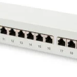 Digitus Patch Panel Shielded για Rack 1U 19" 24 Θυρών cat6 Γκρι DN-91624S