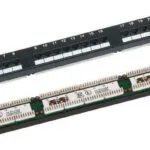 A-LAN Patch Panel για Rack 1U 19" 24 Θυρών cat5e Μαύρο PK-U5-1