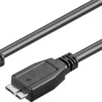 Goobay Regular USB 3.0 to micro USB Cable Μαύρο 1.8m 95026 1τμχ