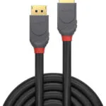 Lindy Cable DisplayPort male - DisplayPort male 10m Μαύρο (36486)