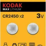 Kodak Max Lithium Μπαταρίες Ρολογιών CR2450 3V 2τμχ
