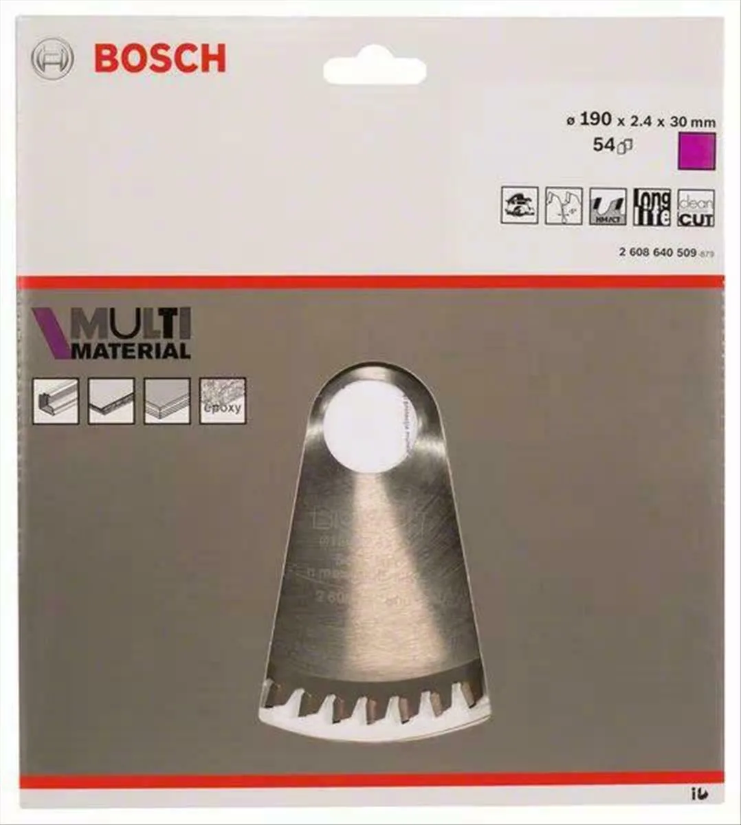 20210210144221_0bcf5dfa Bosch Optiline Δίσκος Κοπής Ξύλου με 54 Δόντια 190mm 2608640509 - Image 1