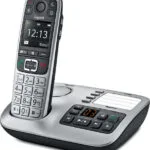 Gigaset E560A Ασύρματο Τηλέφωνο με Ελληνικό Μενού Μαύρο