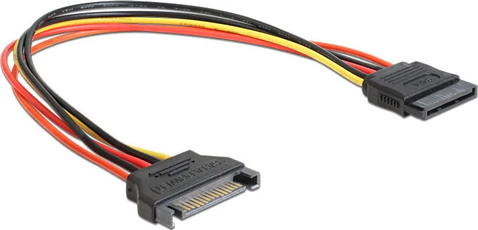 DeLock 15-Pin Sata - 15-Pin Sata Cable 0.3m Πολύχρωμο 60131 - Image 1