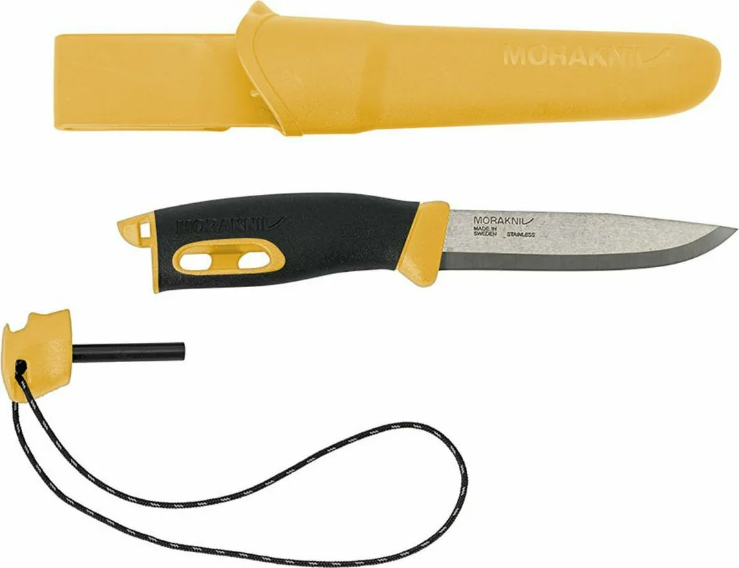 20210212163229_morakniv_companion_spark_machairi_mo_13573 Morakniv Companion Spark (S) Μαχαίρι Κίτρινο σε Θήκη 13573 - Image 1