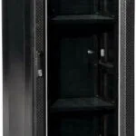 A-LAN Επιδαπέδια Καμπίνα Rack 42U 60x80x215cm Μαύρο SS-42U-600-800-01-C