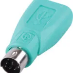 Goobay 68919 Μετατροπέας PS/2 male σε USB-A female Πράσινο 1τμχ