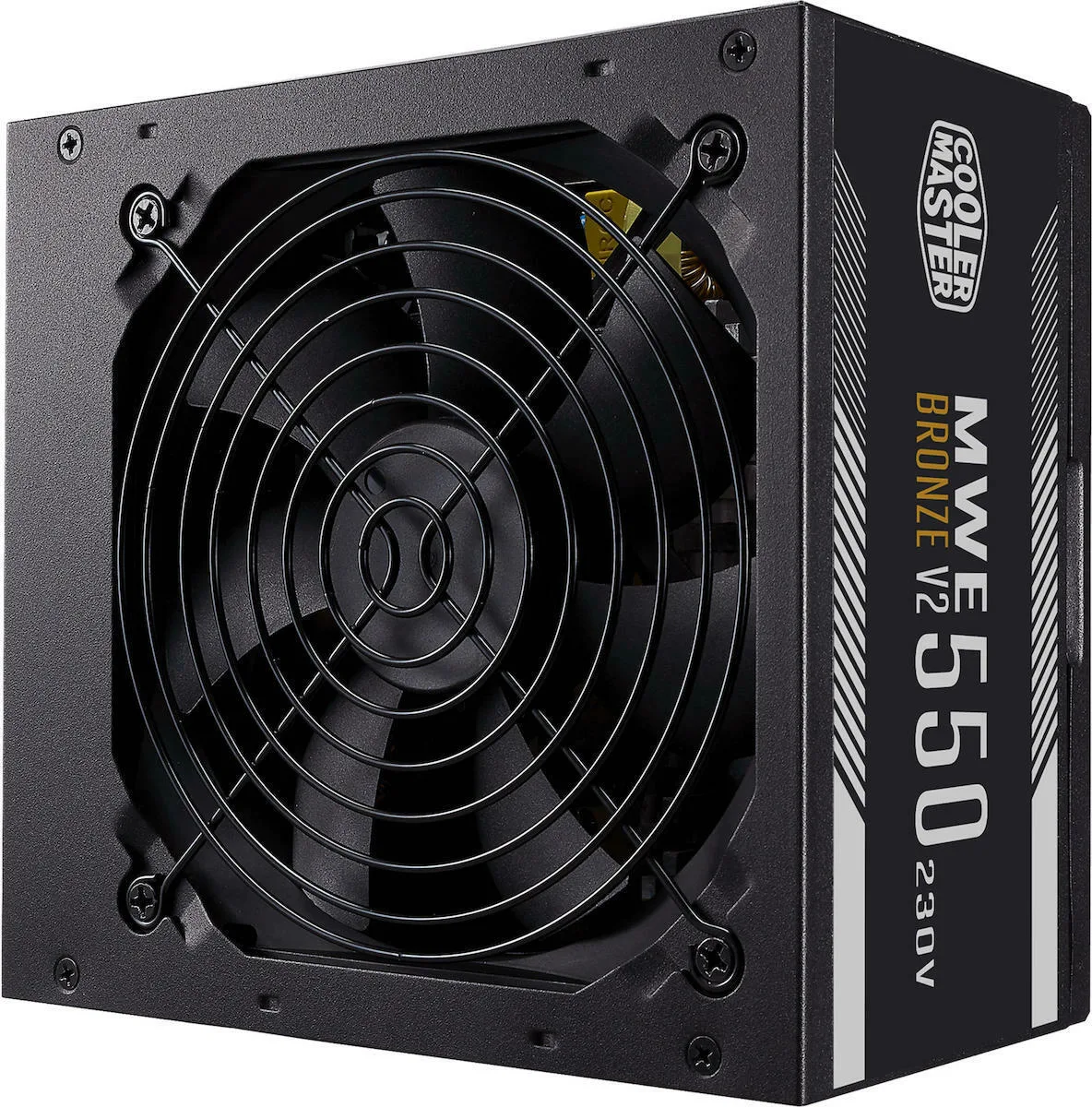 CoolerMaster MWE 550 Bronze rev. 2.0 550W Μαύρο Τροφοδοτικό Υπολογιστή Full Wired 80 Plus Bronze - Image 1